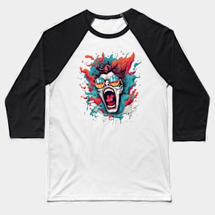 Insane Scream Baseball T-Shirt